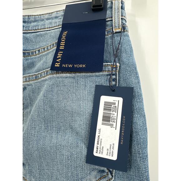 Ramy Brook Women's Light Wash Helena High-Rise Flare Jeans Size 28 - Picture 9 of 14